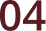 Digital display showing 04