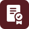 Document with checkmark badge icon